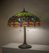 Meyda Lighting Lighting 27" High Tiffany Hanging Head Dragonfly Table Lamp