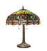 Meyda Lighting Lighting 27" High Tiffany Hanging Head Dragonfly Table Lamp