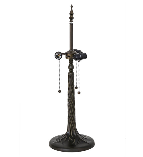 Meyda Lighting Lighting 27" High Tiffany Hanging Head Dragonfly Table Lamp