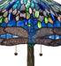 Meyda Lighting Lighting 27" High Tiffany Hanginghead Dragonfly Table Lamp