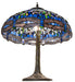 Meyda Lighting Lighting 27" High Tiffany Hanginghead Dragonfly Table Lamp
