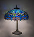 Meyda Lighting Lighting 27" High Tiffany Hanginghead Dragonfly Table Lamp