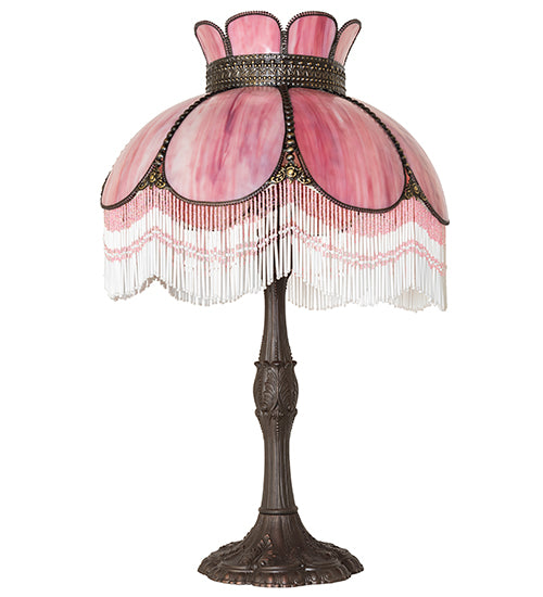 Meyda Lighting Lighting 28" High Annabelle Fringed Table Lamp