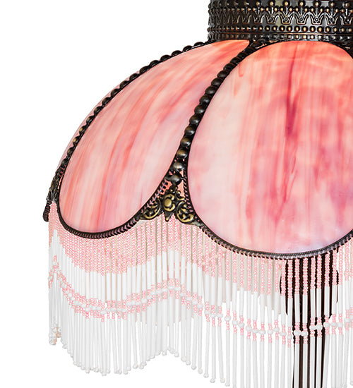 Meyda Lighting Lighting 28" High Annabelle Fringed Table Lamp