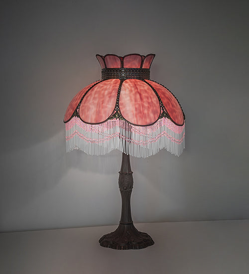 Meyda Lighting Lighting 28" High Annabelle Fringed Table Lamp