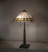 Meyda Lighting Lighting 28" High Diamond Band Mission Table Lamp