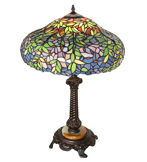 Meyda Lighting Lighting 28" High Duffner & Kimberly Laburnum Table Lamp