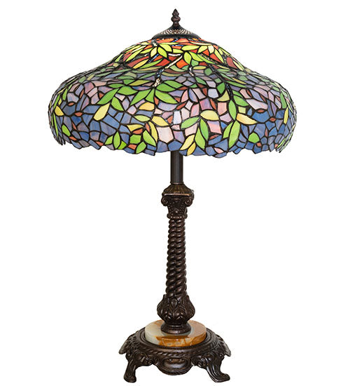 Meyda Lighting Lighting 28" High Duffner & Kimberly Laburnum Table Lamp
