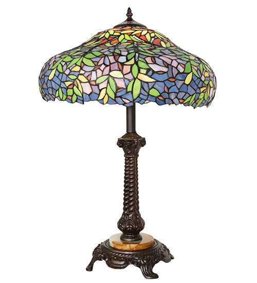 Meyda Lighting Lighting 28" High Duffner & Kimberly Laburnum Table Lamp