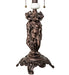 Meyda Lighting Lighting 28" High Fabric & Fringe Persian Table Lamp