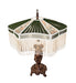 Meyda Lighting Lighting 28" High Fabric & Fringe Persian Table Lamp