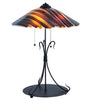 Meyda Lighting Lighting 28" High Metro Fusion Marina Glass Table Lamp