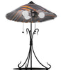 Meyda Lighting Lighting 28" High Metro Fusion Marina Glass Table Lamp