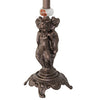 Meyda Lighting Lighting 28" High Reverse Painted Roses Table Lamp