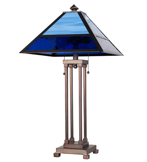Meyda Lighting Lighting 28" High Split Mission Table Lamp