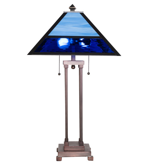 Meyda Lighting Lighting 28" High Split Mission Table Lamp
