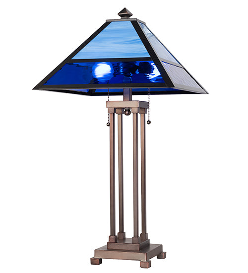 Meyda Lighting Lighting 28" High Split Mission Table Lamp