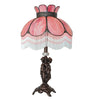 Meyda Lighting Lighting 30" High Anabelle Three Graces Fringed Table Lamp