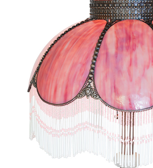 Meyda Lighting Lighting 30" High Anabelle Three Graces Fringed Table Lamp