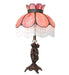 Meyda Lighting Lighting 30" High Anabelle Three Graces Fringed Table Lamp