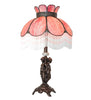 Meyda Lighting Lighting 30" High Anabelle Three Graces Fringed Table Lamp