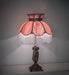 Meyda Lighting Lighting 30" High Anabelle Three Graces Fringed Table Lamp