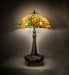 Meyda Lighting Lighting 31" High Duffner & Kimberly Hollyhock Table Lamp