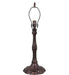 Meyda Lighting Lighting 31" High Fabric & Fringe Pink Pontiff Table Lamp