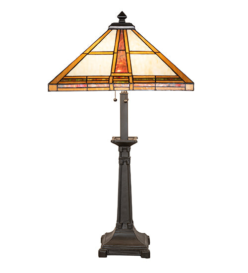 Meyda Lighting Lighting 31" High Prairie Straw Buffet Lamp