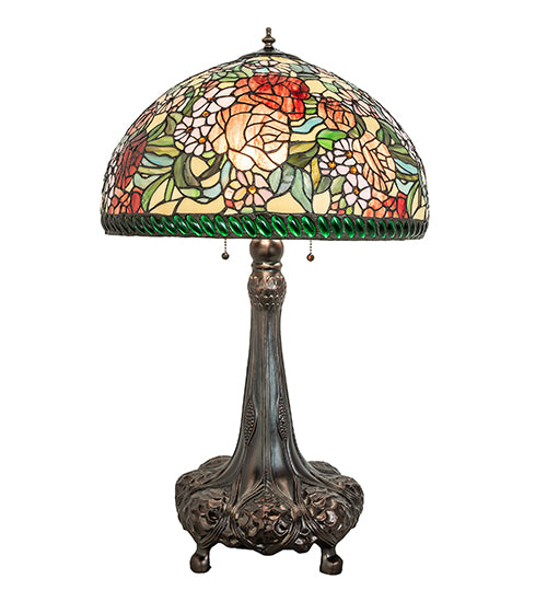 Meyda Lighting Lighting 31" High Romance Rose Table Lamp