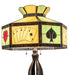 Meyda Lighting Lighting 32.5" High Poker Face Table Lamp