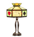 Meyda Lighting Lighting 32.5" High Poker Face Table Lamp