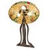 Meyda Lighting Lighting 33" High Duffner & Kimberly Hollyhock Table Lamp