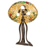 Meyda Lighting Lighting 33" High Duffner & Kimberly Hollyhock Table Lamp