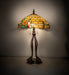 Meyda Lighting Lighting 33" High Duffner & Kimberly Hollyhock Table Lamp