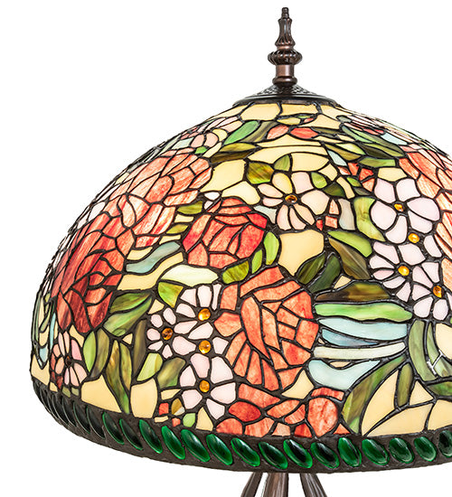 Meyda Lighting Lighting 33" High Romance Rose Table Lamp