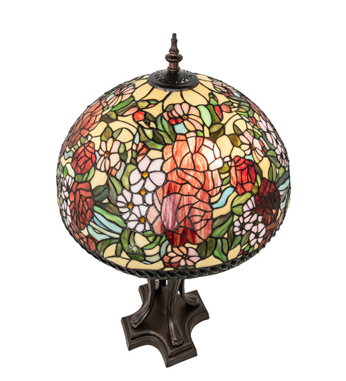 Meyda Lighting Lighting 33" High Romance Rose Table Lamp