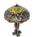 Meyda Lighting Lighting 33" High Tiffany Hanginghead Dragonfly Table Lamp