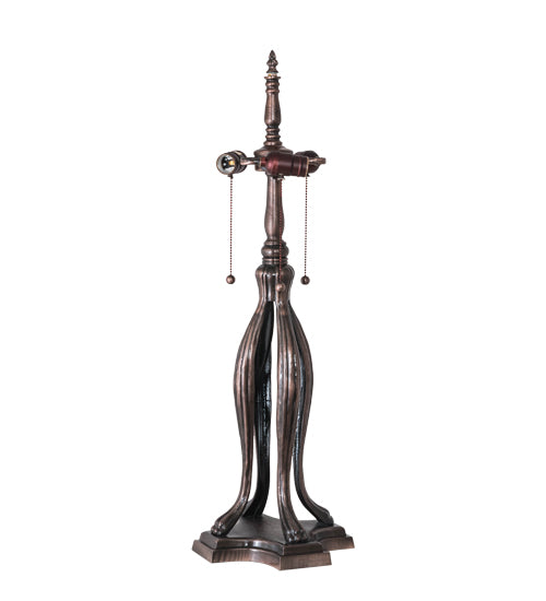 Meyda Lighting Lighting 33" High Tiffany Hanginghead Dragonfly Table Lamp