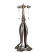 Meyda Lighting Lighting 34" High Fabric & Fringe Pink Pontiff Table Lamp