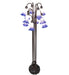 Meyda Lighting Lighting 63" High Blue/White Tiffany Pond Lily 12 Light Floor Lamp