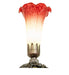 Meyda Lighting Lighting 8" High Seafoam/Cranberry Victorian Accent Lamp