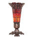 Meyda Lighting Lighting 8" High Stained Glass Pond Lily Victorian Accent Lamp