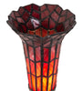 Meyda Lighting Lighting 8" High Stained Glass Pond Lily Victorian Accent Lamp