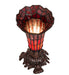 Meyda Lighting Lighting 8" High Stained Glass Pond Lily Victorian Accent Lamp