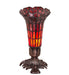 Meyda Lighting Lighting 8" High Stained Glass Pond Lily Victorian Accent Lamp