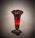 Meyda Lighting Lighting 8" High Stained Glass Pond Lily Victorian Accent Lamp