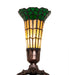Meyda Lighting Lighting 8" High Stained Glass Pond Lily Victorian Accent Lamp