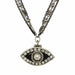 Michal Golan Jewelry Michal Golan Black and Crystal Evil Eye Necklace