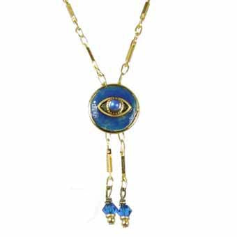Michal Golan Jewelry Michal Golan Dark Blue Eye Circle Necklace